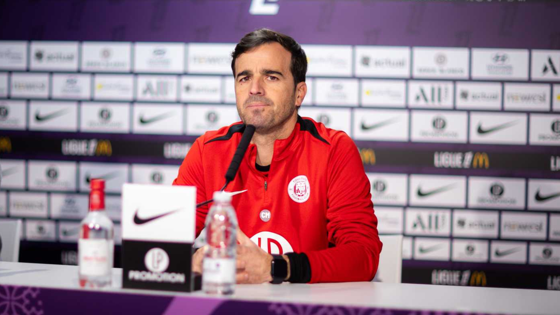 La conférence de presse de Carles Martinez Novell avant Marseille / TéFéCé