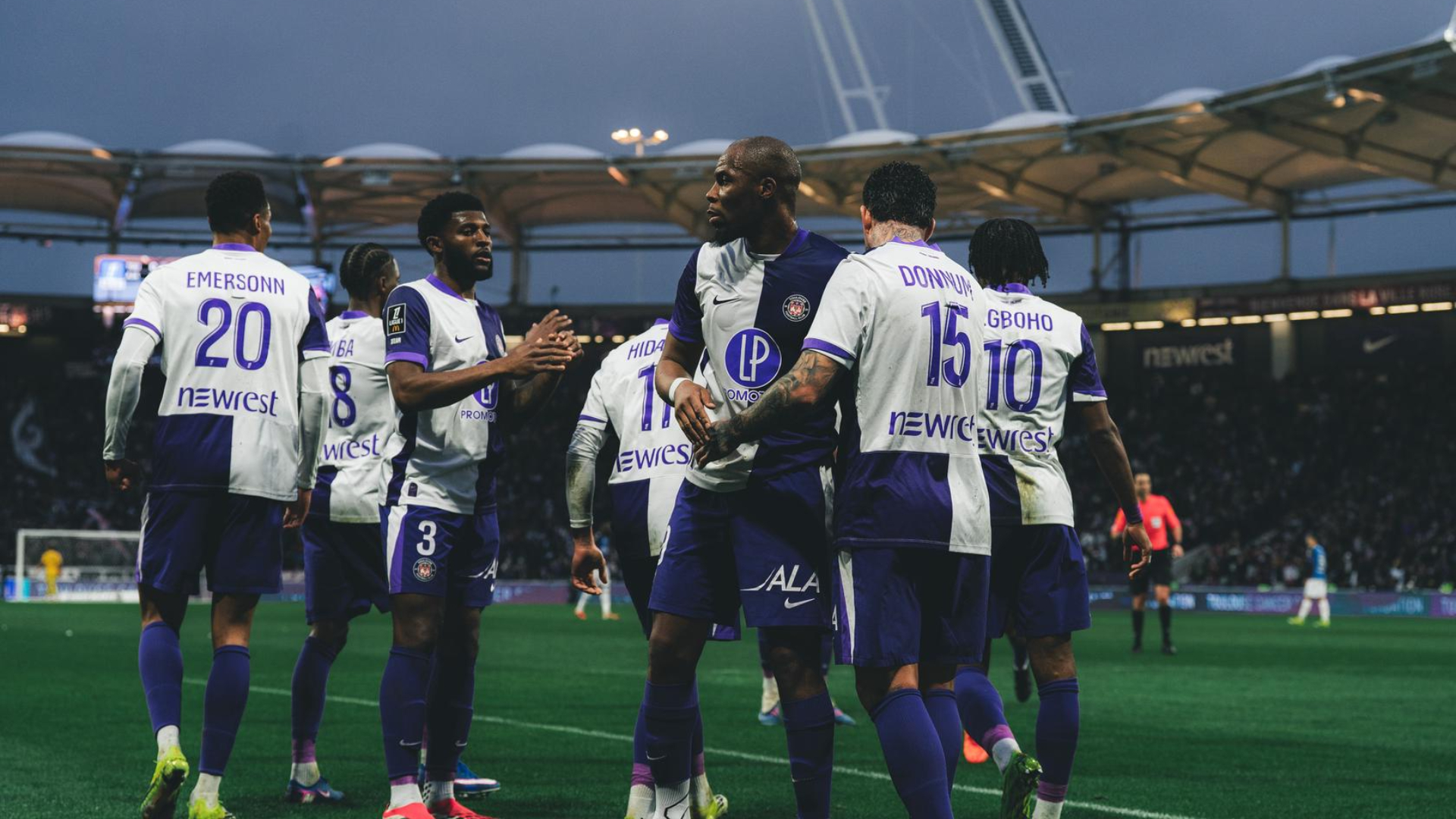 Le groupe toulousain pour affronter l'Olympique de Marseille, 25ème journée de Ligue 1 McDonald's