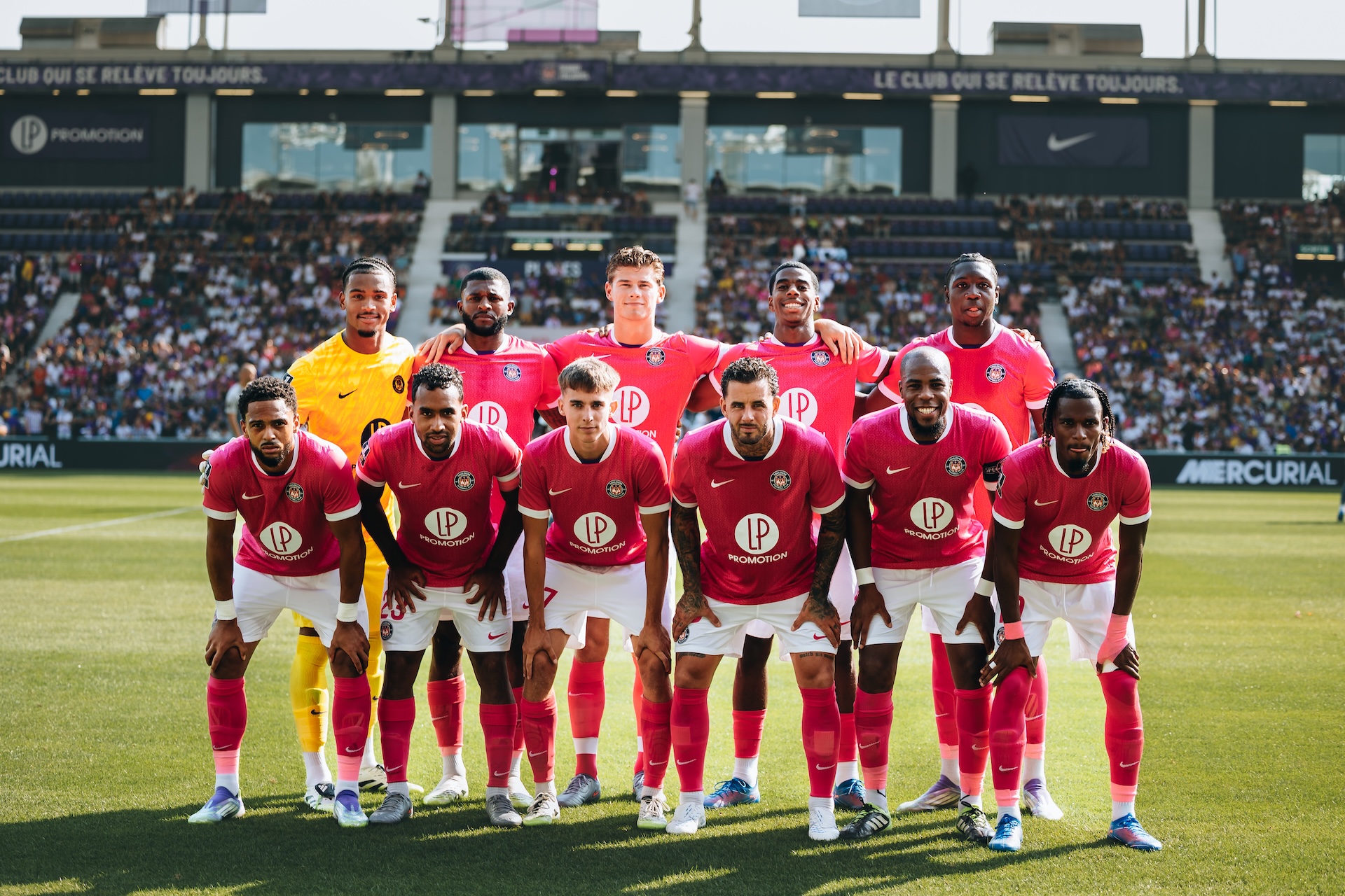 Le groupe toulousain pour Auxerre / TéFéCé, 5ème journée de Ligue 1 McDonald's