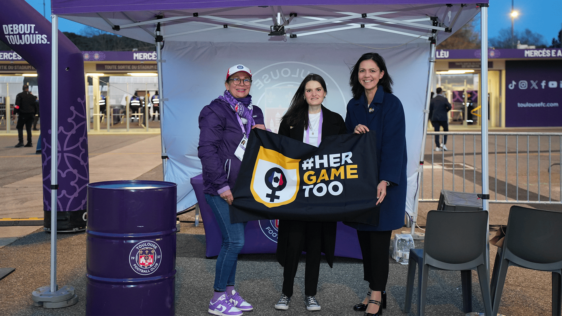 Toulouse FC x Her Game Too : un engagement fort pour un football plus inclusif