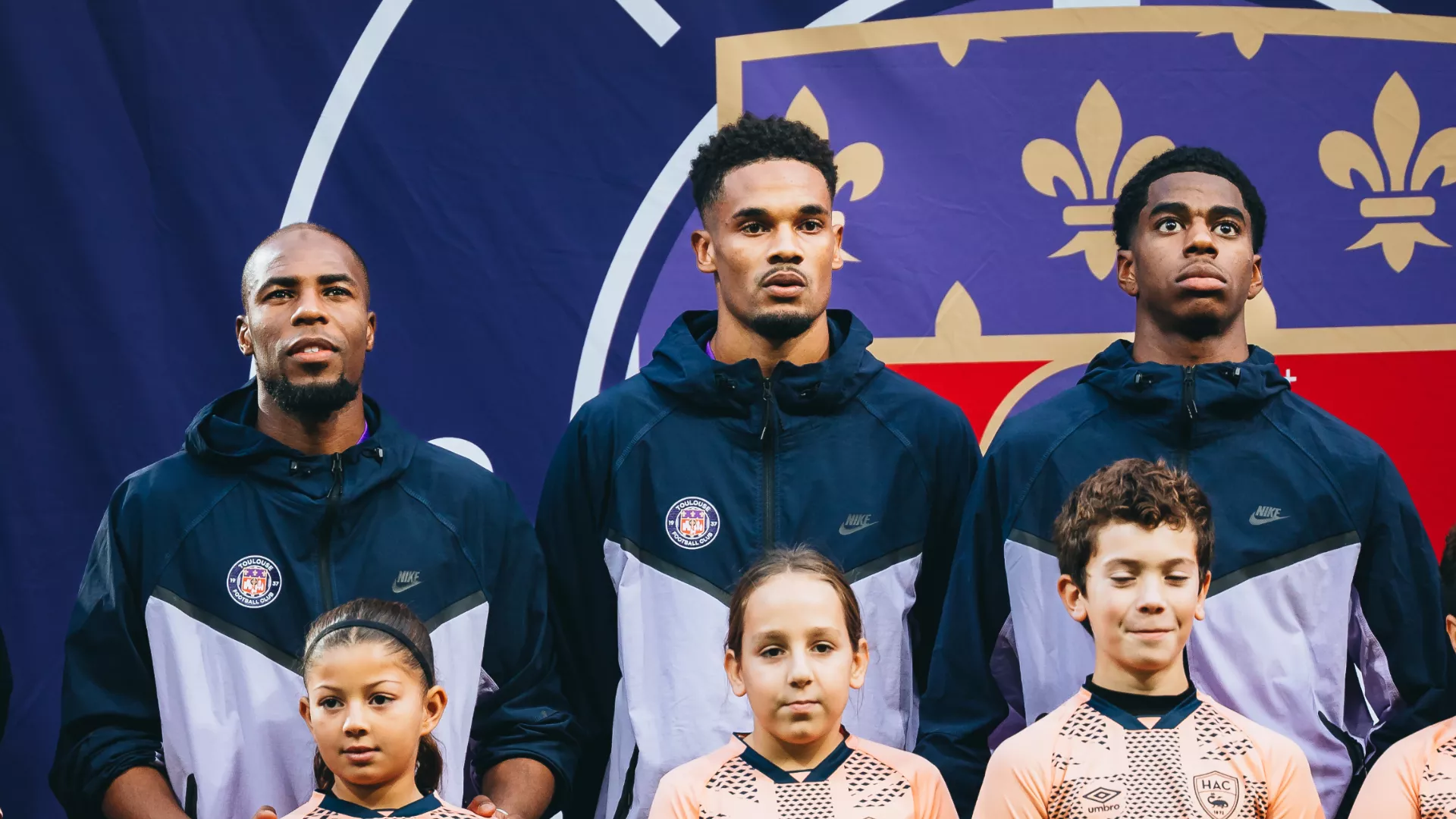 Le groupe toulousain pour Lorient/TéFéCé, 12ème journée de Ligue 1 McDonald's