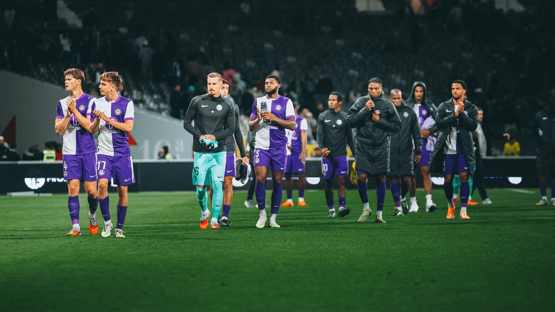 Le groupe du TéFéCé pour la réception du FC Metz, 8e journée de Ligue 1 McDonald's