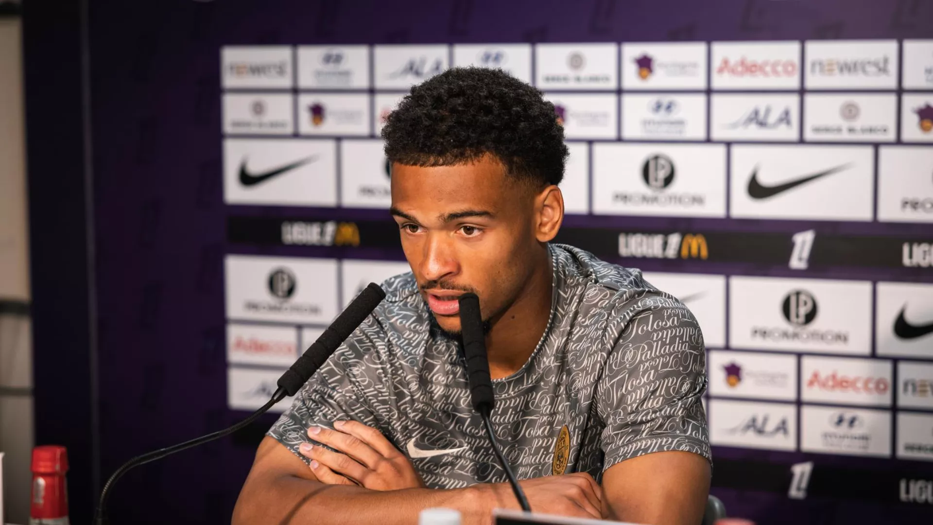 La conférence de presse avant TéFécé-AS Monaco (Ligue 1)