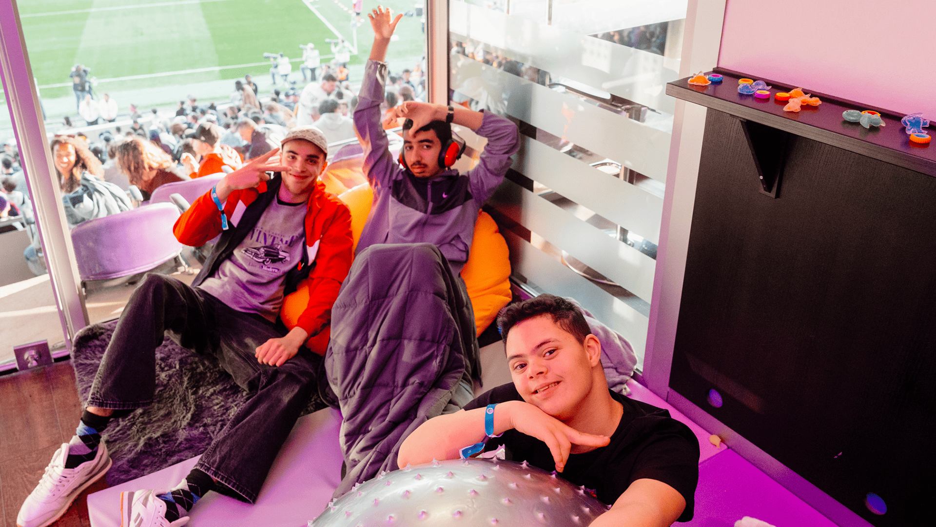 Une salle sensorielle pour un football plus inclusif