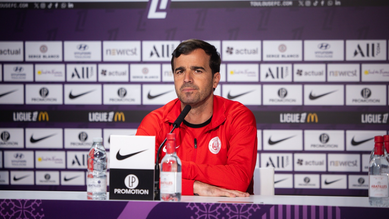 La conférence de presse de Carles Martinez Novell avant Saint-Etienne / TéFéCé