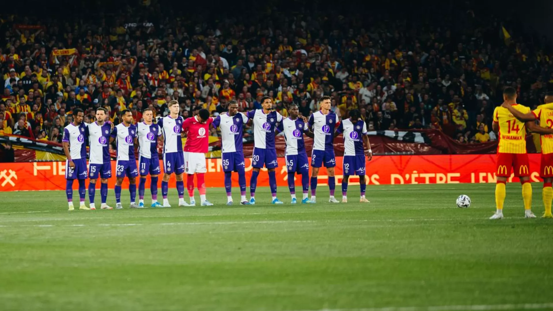 Le groupe pour la demi-finale de Coupe de France, RC Lens - TéFéCé