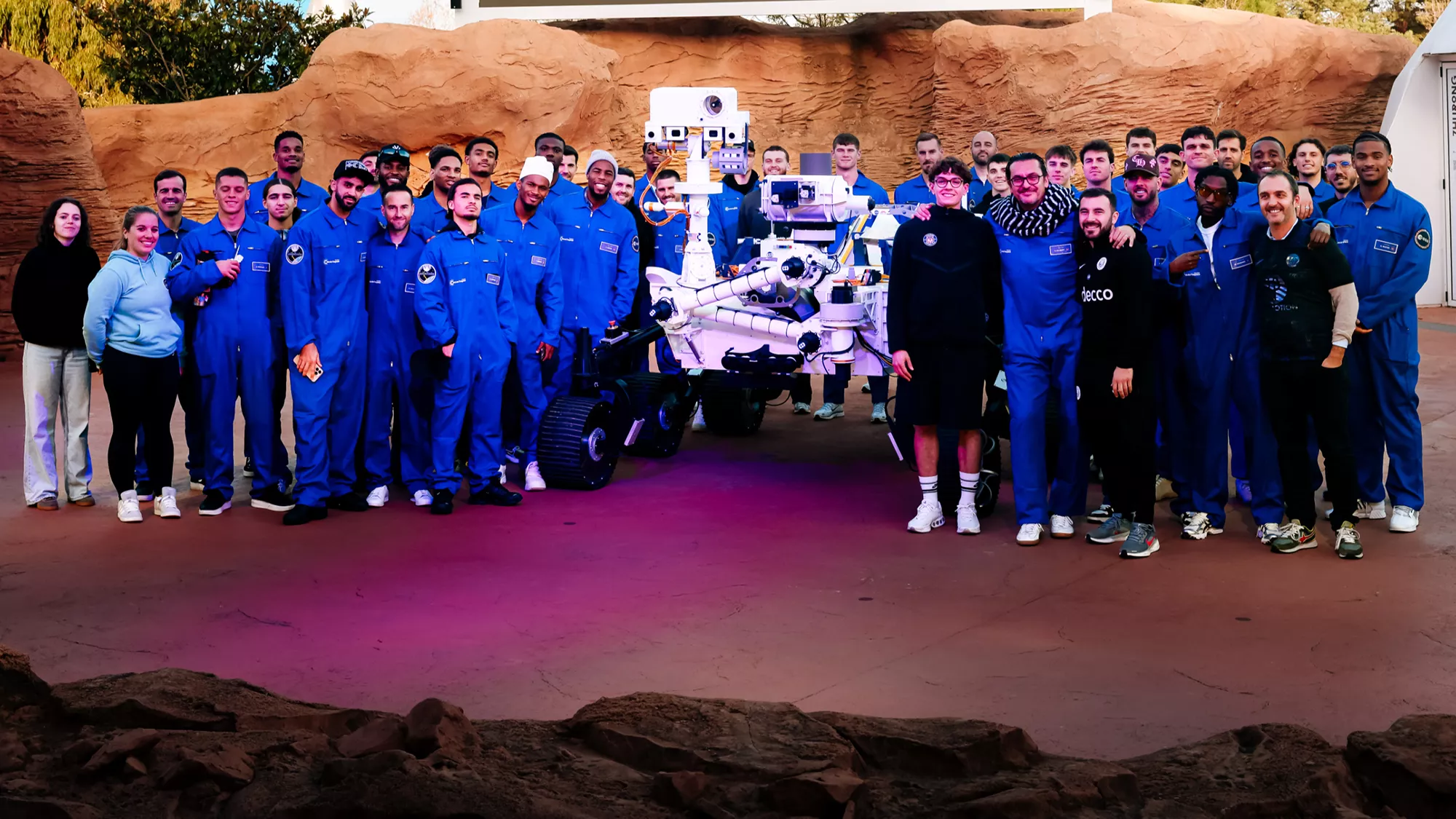 Le groupe pour TéFéCé-Lille, 29ème journée de Ligue 1 McDonald's