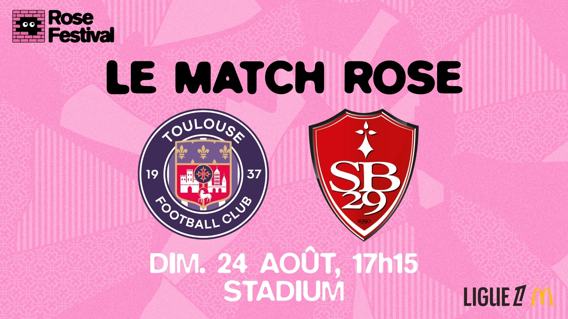 La vie en rose commence au Stadium, avec le Match Rose