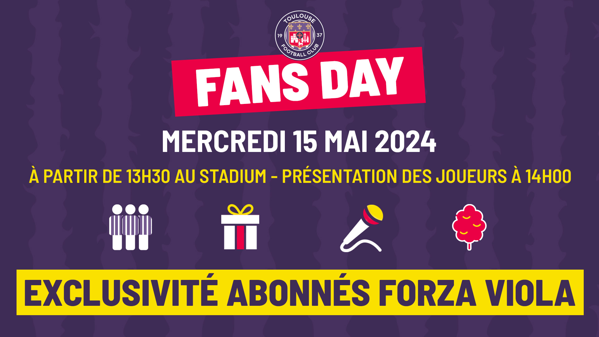 Fans Day : viens participer à la fête le mercredi 15 mai à partir de ...