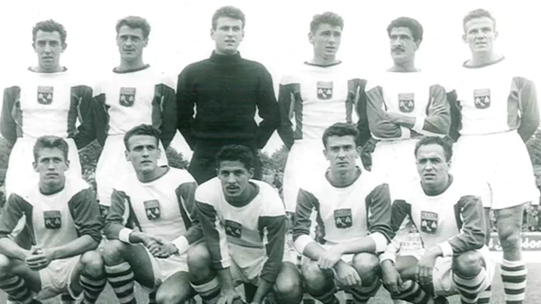 l'equipe du TéFéCé, durant la saison 1955/1956
