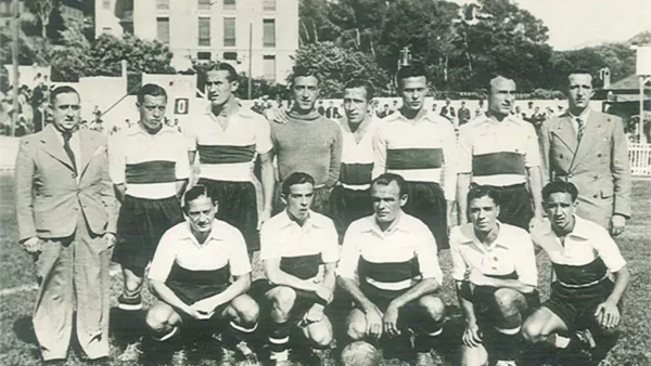 l'equipe du TéFéCé, durant la saison 1937/1938