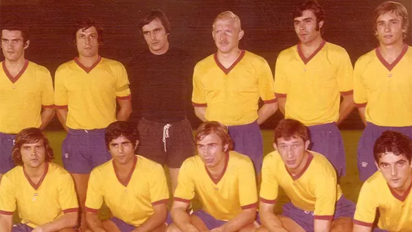 l'equipe du TéFéCé, durant la saison 1972/1973