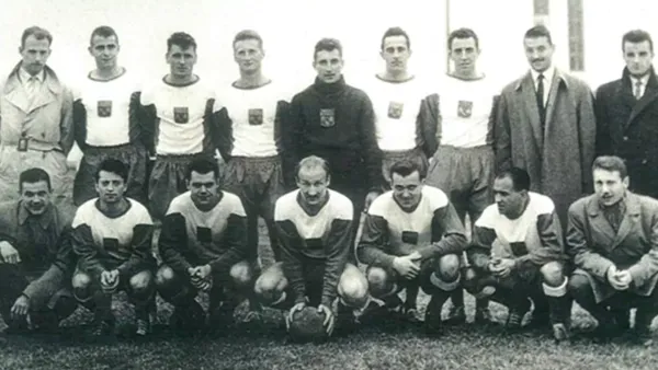 l'equipe du TéFéCé, durant la saison 1957/1958