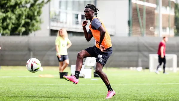 ibrahim cissoko durant la préparation du TéFéCé, saison 2023/2024