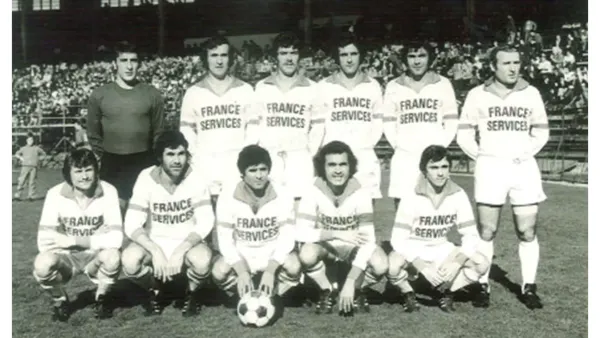 l'equipe du TéFéCé, durant la saison 1973/1974