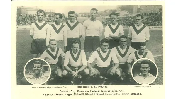l'equipe du TéFéCé, durant la saison 1947/1948