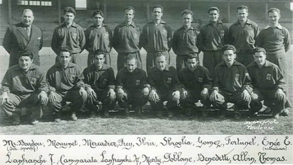 l'equipe du TéFéCé, durant la saison 1950/1951