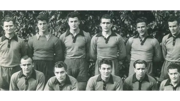 l'equipe du TéFéCé, durant la saison 1944/1945
