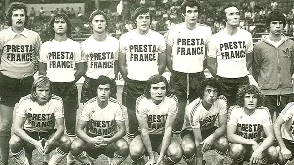 l'equipe du TéFéCé, durant la saison 1976/1977
