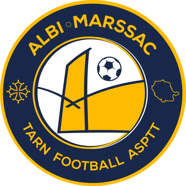 logo club albi marssac tarn football