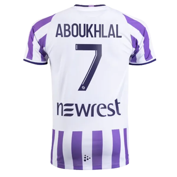 le maillot domicile de zakaria aboukhlal, saison 2023-2024