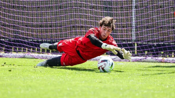 justin lacombe durant un entrainement du TéFéCé