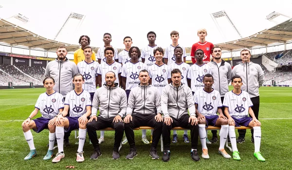 u15 toulouse fc durant la saison 2022-2023