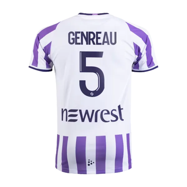 le maillot domicile de denis genreau, saison 2023-2024