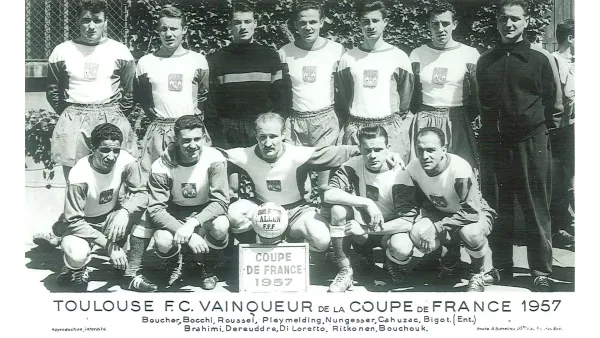 l'equipe du TéFéCé, durant la saison 1956/1957