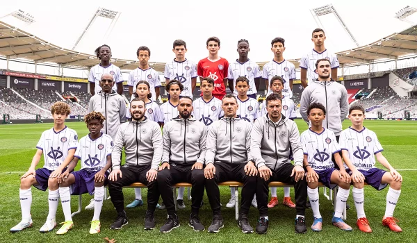 u14 toulouse fc durant la saison 2022-2023