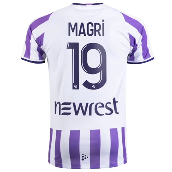 le maillot domicile de frank magri, saison 2023-2024