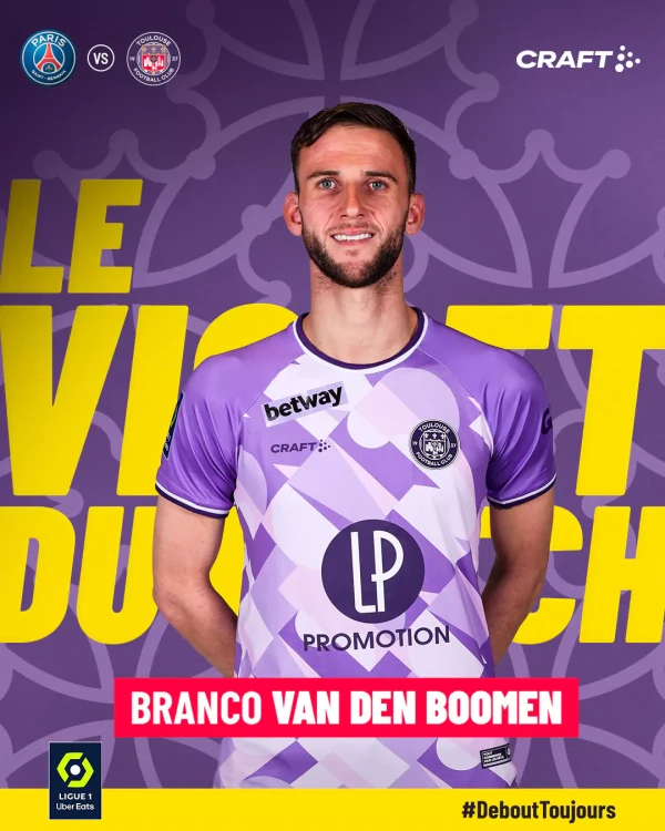 branco van den boomen, le violet du match PSG-TéFéCé saison 2022-2023